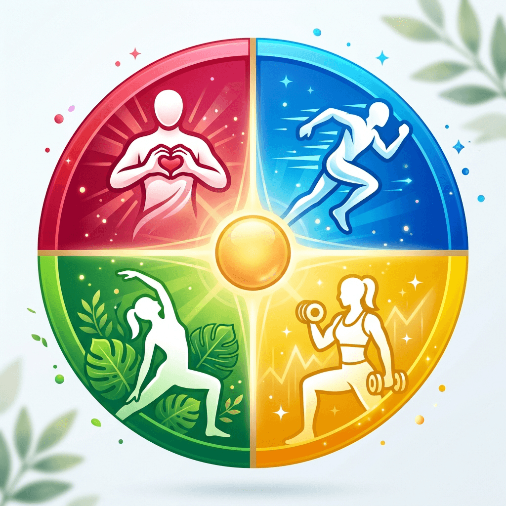 Las 4 áreas del bienestar Herbal Farma: salud cardiovascular, energía y rendimiento, cuidado natural, vitalidad activa