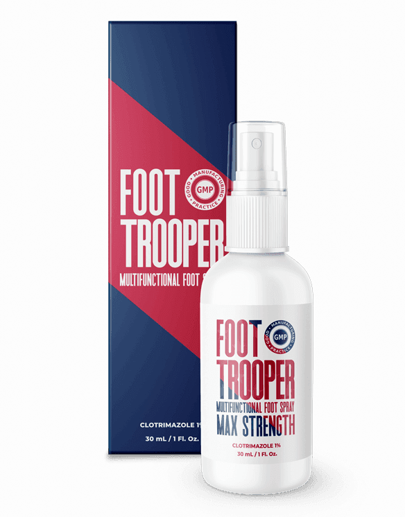 Foot Trooper Spray Antifúngico — Spray multifuncional antifúngico para pies