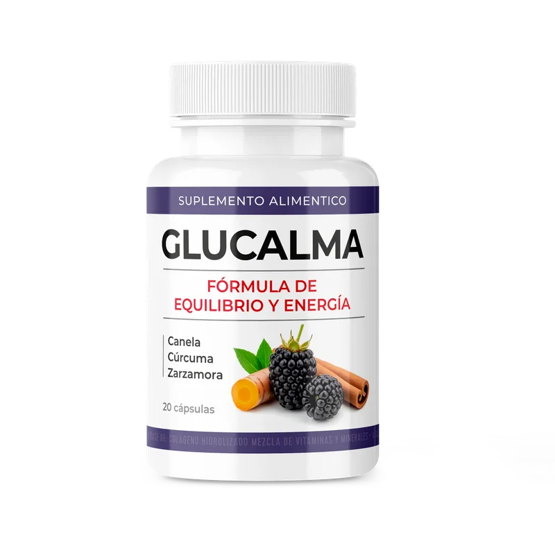 Glucalma — Control de glucosa · fórmula de origen natural