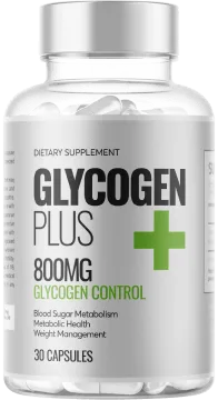 Glycogen Plus — Control de glucosa · fórmula de origen natural